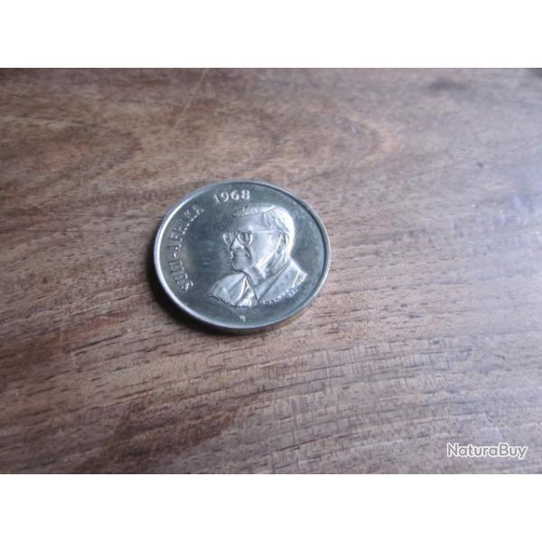 monnaie soud afrika 50 cents  1968