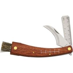 Couteau Pliant Rough Ryder Mushroom Knife Lame Acier 440A Manche Bois Marron RR1469