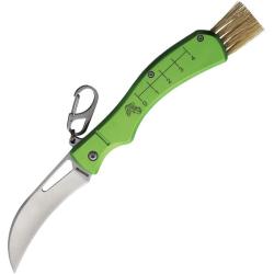 Couteau Rough Ryder Mushroom Hunter 2 Lame Acier 440A Manche Alu Vert Linerlock RR2540
