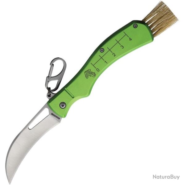 Couteau Rough Ryder Mushroom Hunter 2 Lame Acier 440A Manche Alu Vert Linerlock RR2540
