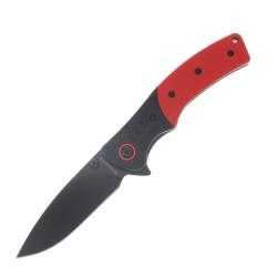 Couteau Rough Ryder 2742 Lame Acier Inox Manche G10 Noir-Rouge Linerlock RR2742