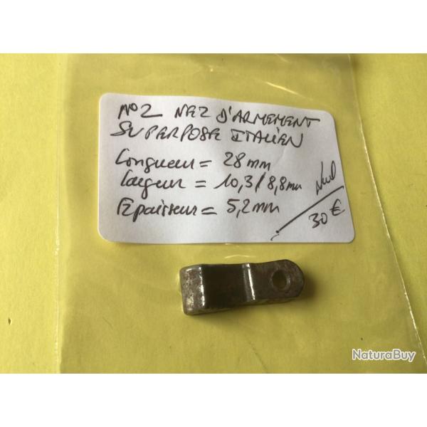 VENDU PAR LE-CUIRASSIER N� 2 NEZ D'ARMEMENT SUPERPOS� ITALIEN CALIBRE 12