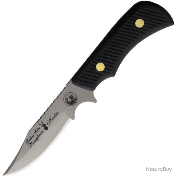Couteau Knives of Alaska Trekker Pronghorn Lame Acier D2 Manche SureGrip Noir �tui Cuir KOA00160FG