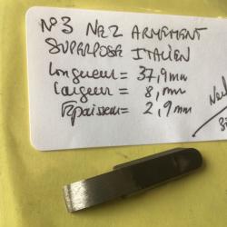VENDU PAR LE-CUIRASSIER N&deg; 3 NEZ D'ARMEMENT SUPERPOS&Eacute; ITALIEN CALIBRE 12
