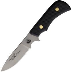 Couteau Knives of Alaska Trekker Elk Lame Acier D2 Manche SureGrip Noir &Eacute;tui Cuir Made KOA00161FG