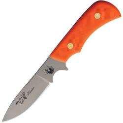 Couteau Knives of Alaska Trekker Elk Lame Acier D2 Manche SureGrip Orange &Eacute;tui Cuir Made KOA00177FG
