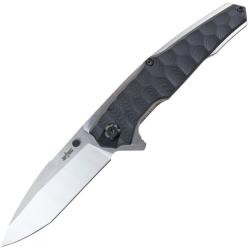 Couteau Pliant S-TEC TS026BK Lame Acier 8Cr14MoV Manche G10 Noir Linerlock STTS026BK