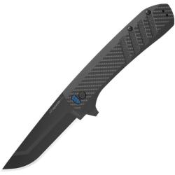 Couteau Outdoor Edge Razor VX4 Lame Acier 420J2 Manche G10 Carbone Noir Linerlock OEVX430AC