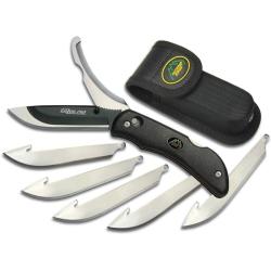 Couteau Outdoor Edge RazorPro G Lame Acier 420J2 Manche TPR Noir Lockback OERO10
