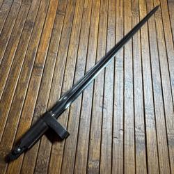 Ba&iuml;onnette Pliante Mosin-Nagant M44 (Mod&egrave;le 1944) - Lame Cruciforme - Origine URSS