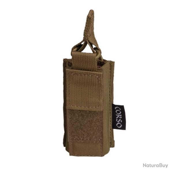 POCHE PORTE-CHARGEUR SIMPLE POUR PISTOLET DAGGER MK2 MOLLE - CORSO TACTICAL - COYOTE