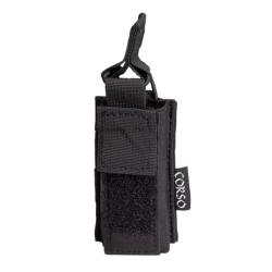 POCHE PORTE-CHARGEUR SIMPLE POUR PISTOLET DAGGER MK2 MOLLE - CORSO TACTICAL - NOIR