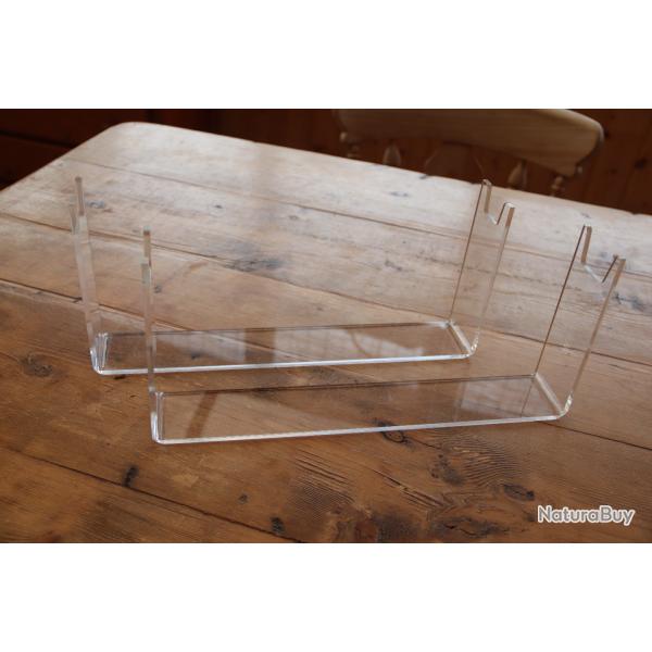 Pr�sentoir acrylique pour carabine / canne de tir etc.