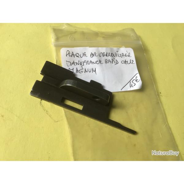 VENDU PAR LE-CUIRASSIER PLAQUE DE VERROUILLAGE FUSIL RAPID MAGNUM CALIBRE 12