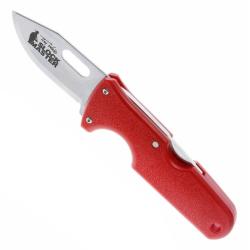 Couteau Cold Steel Click-N-Cut Slock Lame Acier 420J2 Manche ABS Rouge &Eacute;tui ABS Made In CS40AT