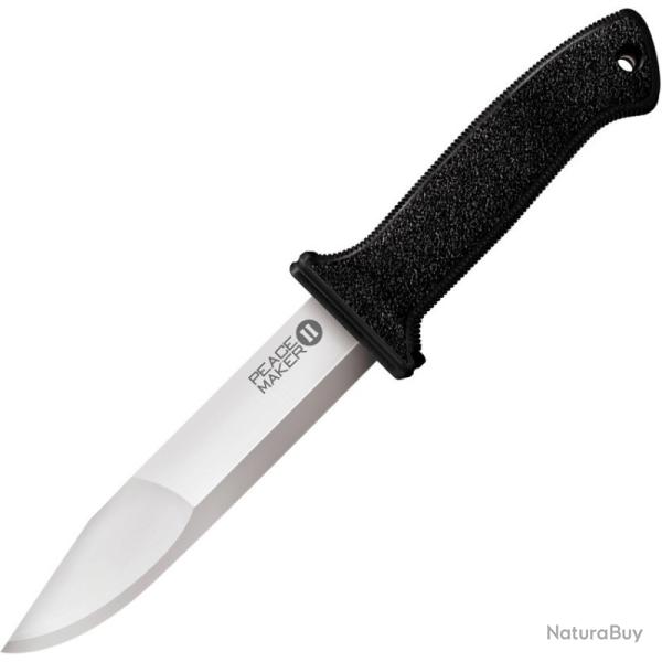 Couteau Cold Steel Peace Maker II Lame Acier 1.4116 Manche Kray-Ex Noir �tui Secure-Ex CS20PBL