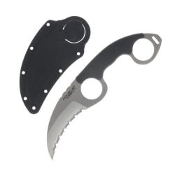 Couteau Cold Steel Double Agent Lame Acier AUS-8A Manche Griv-Ex Noir &Eacute;tui Secure-Ex Made CS39FKS