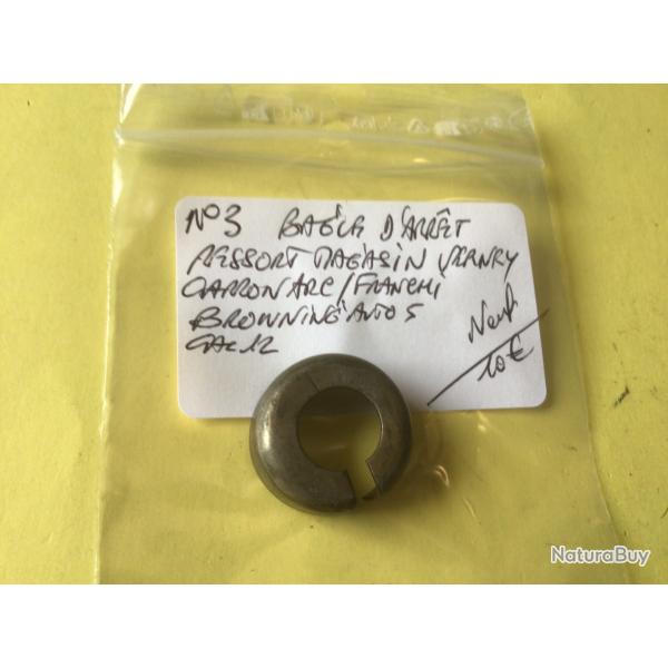 VENDU PAR LE-CUIRASSIER N3 BAGUE ARR�T RESSORT MAGASIN  FUSIL VERNEY CARRON/FRANCHI / BROWNING CAL12