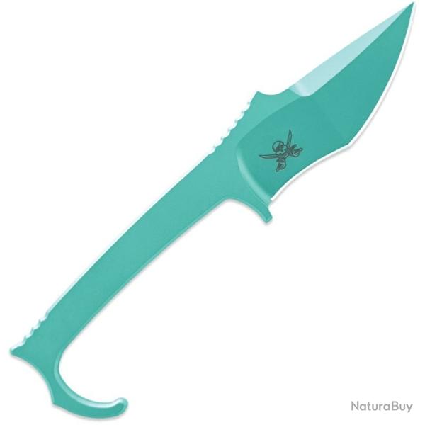 Couteau Fixe Skallywag MDV Plus One Lame Acier D2 Manche Acier Turquoise �tui Kydex SKW67534