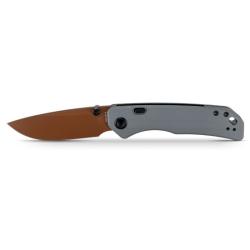 Couteau Vosteed Marten 330 Lame Acier 14C28N Manche G10 Gris Top Liner Lock VOSA1626