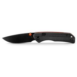 Couteau Vosteed Marten 330 Lame Acier 14C28N Manche Micarta Noir Top Liner Lock VOSA1622