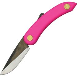 Couteau Pliant Svord Mini Peasant Lame Acier Carbone Manche Polypropyl&egrave;ne Rose SV148