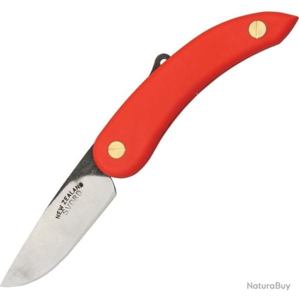 Couteau Pliant Svord Peasant Knife Lame Acier Carbone Manche Polypropyl�ne Rouge SV139