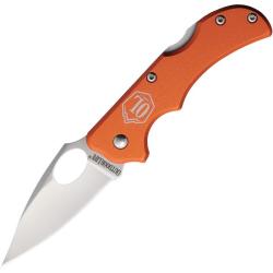Couteau Pliant Outdoor Life Summit Lame Acier Inox Manche Aluminium Orange Lockback OLM005H