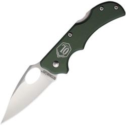 Couteau Pliant Outdoor Life Summit Lame Acier Inox Manche Aluminium Vert Lockback OLM005G