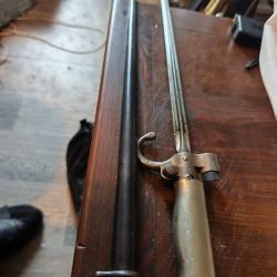 Superbe &eacute;p&eacute;e ba&iuml;onnette Lebel mod&egrave;le 1886 Rosalie mas tout en fonction &eacute;tat exceptionnel