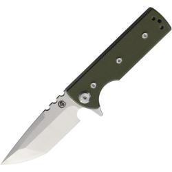 Couteau Chaves TAK Redencion Lame Acier Elmax Manche G10 Vert Linerlock CHAV14577