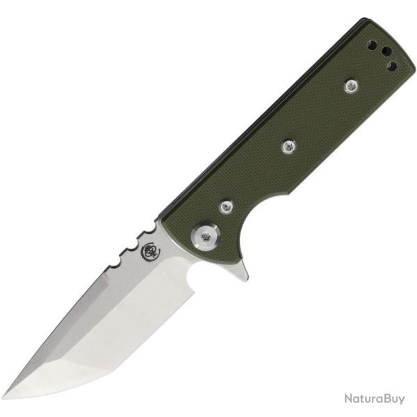 Couteau Chaves TAK Redencion Lame Acier Elmax Manche G10 Vert Linerlock CHAV14577