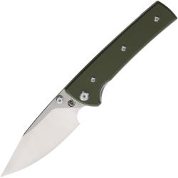 Couteau Chaves Scapegoat 229 Lame Acier Elmax Manche G10 Vert Linerlock CHAV14558