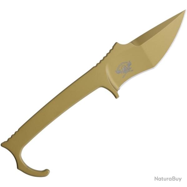 Couteau Fixe Skallywag MDV Plus One Lame Acier D2 Manche Acier Or �tui Kydex TR70893