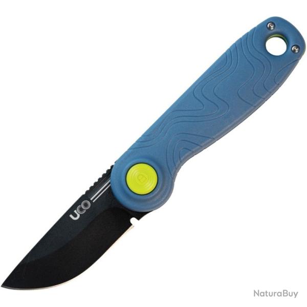 Couteau UCO Ingalls Ocean Lame Acier D2 Manche GRN Bleu Switch-Lok UCO00586