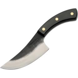 Couteau Fixe WatchFire Bosna Butcher Lame Acier 7Cr17MoV Manche Pakkawood Noir &Eacute;tui Toile WF4002
