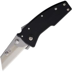 Couteau Demko Razor Shark Lame Acier Inox Manche GRN Noir Shark-Lock Made In Taiwan DEM19277