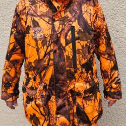 veste de chasse hiver  orange camo SPORTCHIEF