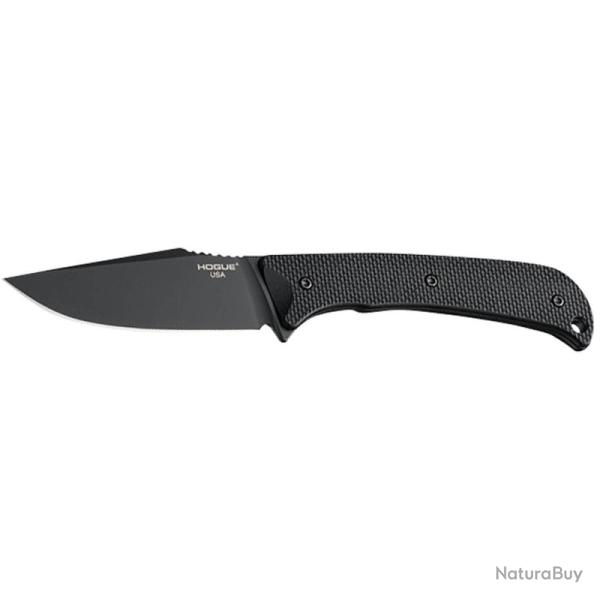 Couteau Fixe Hogue Extrak Lame Acier CPM-M4 Manche G10 Noir �tui Kydex Made In USA HO35869