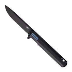 Couteau Tekto F2 Bravo Lame Acier D2 Manche G10 Noir Linerlock Made In USA TKTF2GBKBK2