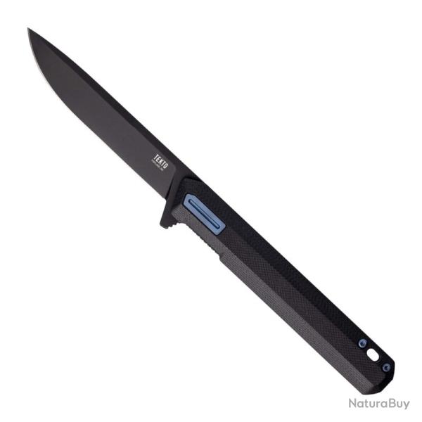 Couteau Tekto F2 Bravo Lame Acier D2 Manche G10 Noir Linerlock Made In USA TKTF2GBKBK2