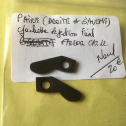 VENDU PAR LE-CUIRASSIER PAIRE G&Acirc;CHETTES &Eacute;JECTION (DROITE ET GAUCHE ) FUSIL FALCOR  CAL12