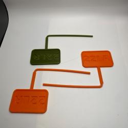 T&eacute;moins de chambre vide XL .22 LR (lot de 3)