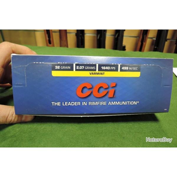 Lot de 10 boites de  Balles 22LR CCI STINGER soit 500 Cartouches