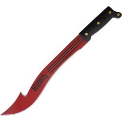 Machette Marbles Brush Devil Lame Acier Inox Manche Synth&eacute;tique Noir MR12714GL