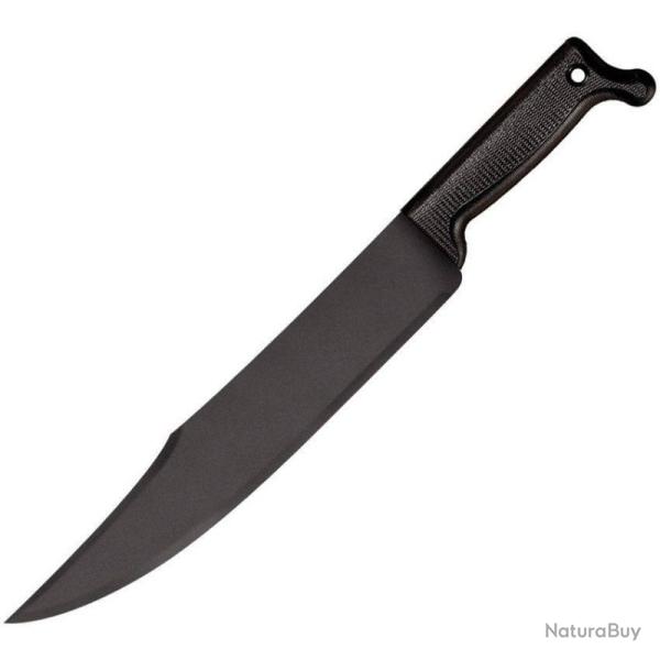 Couteau Cold Steel Bowie Machete Lame Acier 1055 Manche Polypro Noir �tui Cor-Ex Made In CS97BWM12S