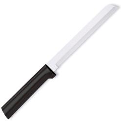Couteau de Cuisine Rada Pain Lame Acier T420 Manche R&eacute;sine Noir Made In USA RDCW236
