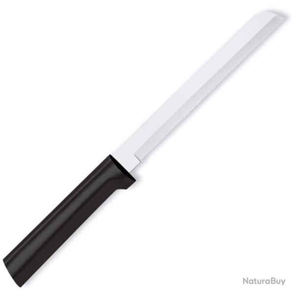 Couteau de Cuisine Rada Pain Lame Acier T420 Manche R�sine Noir Made In USA RDCW236