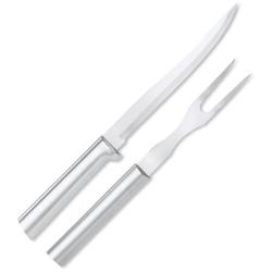 Lot Couteau de Cuisine Rada Carving Lame Acier T420 Manche Alu Argent&eacute; Made In USA RDCS13