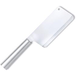 Couteau de Cuisine Rada Chef Dicer Lame Acier T420 Manche Alu Argent&eacute; Made In USA RDCR129